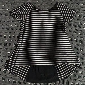 Black and White Striped T-Shirt